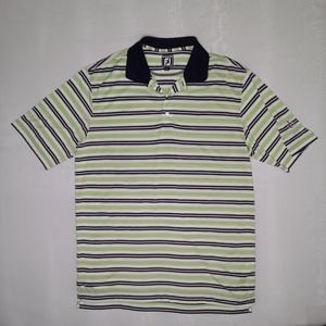 Footjoy Athletic Fit Polo Shirt Men's XL Grn/Blu TPC Snoqualmie Ridge On Sleeve